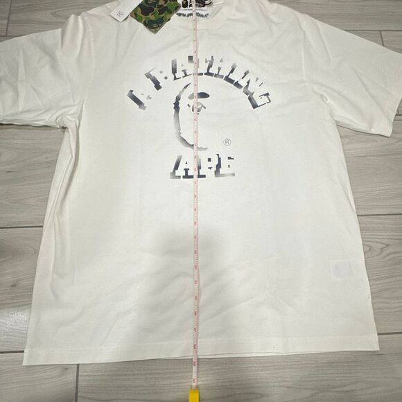 NWT a bathing ape garment-dye spray-print T-shirt size medium - Picture 7 of 10